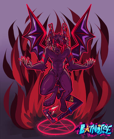 Calcifer! Art by Batnoise.